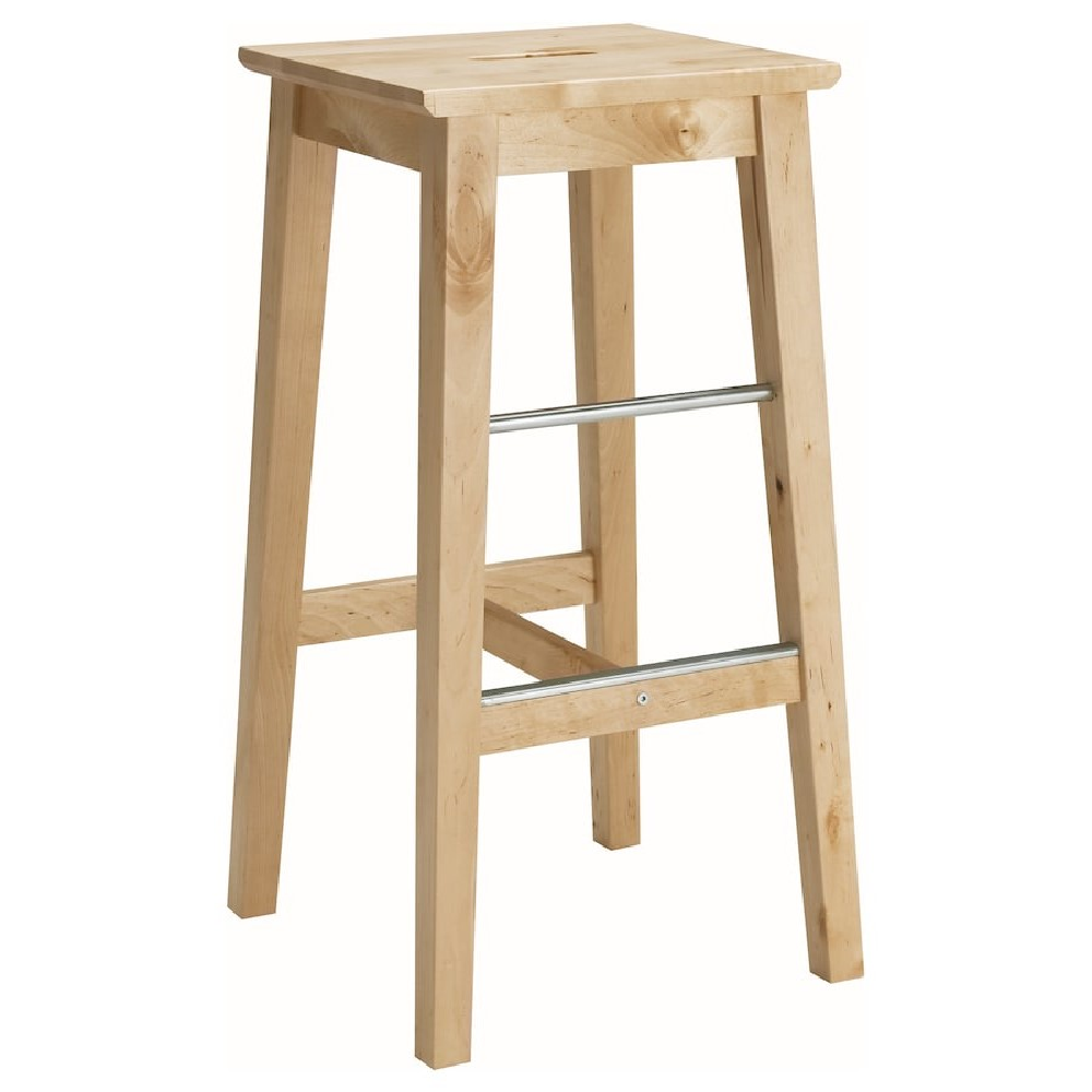 IKEA NILSOLLE Bar Stool, Birch, 74 cm