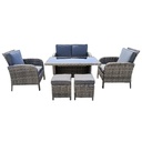 FEDERICO Outdoor Sofa Set Grey