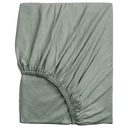 IKEA VÅRVIAL Fitted Sheet,Grey-Green,90x200 cm