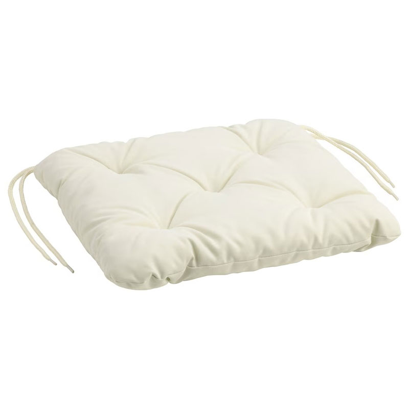 IKEA KUDDARNA Chair Cushion, Outdoor, Beige, 36x32 cm