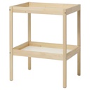 Ikea changing table beech/white 72x53 cm