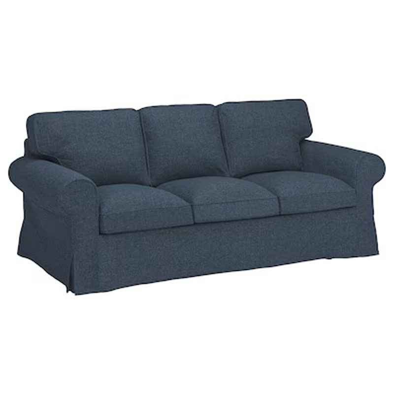 IKEA EKTORP Cover for 3-Seat Sofa, Kilanda Dark Blue