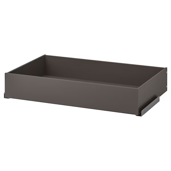 IKEA KOMPLEMENT Drawer, Dark Grey, 100x58 cm