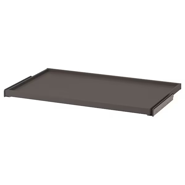 IKEA KOMPLEMENT Pull-Out Tray, Dark Grey, 100x58 cm