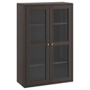 IKEA HAVSTA Glass-Door Cabinet, Dark Brown 81X35X123 cm