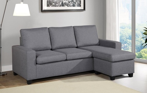 KARAMAY L Shaped Sofa, Grey