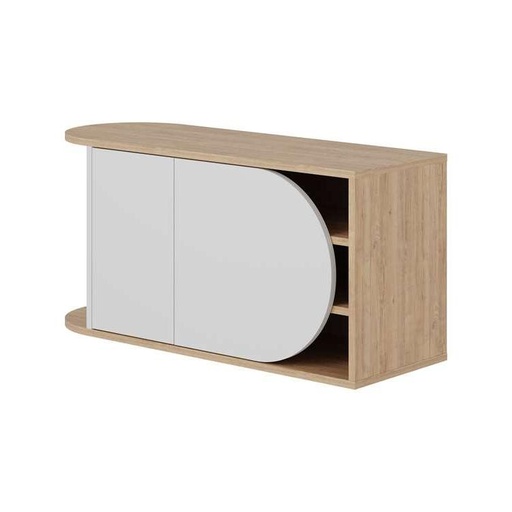 Keciborlu OAK - WHITE SHOE STORAGES