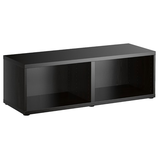 IKEA BESTA frame, black-brown, 120x40x38 cm