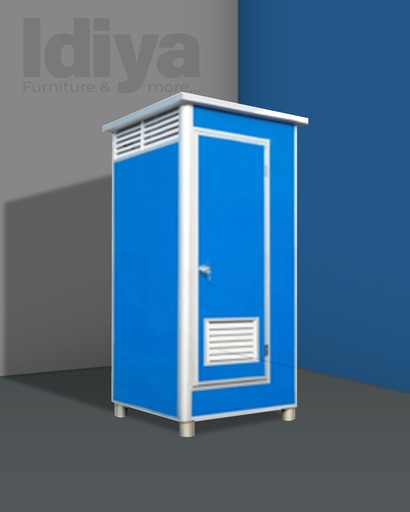 TRURO Portable Toilet Single Seat: Blue Color| 100% Corrosion & Rust Proof