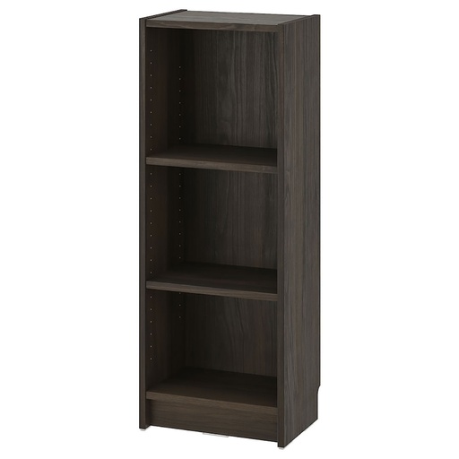 IKEA BILLY Bookcase, Dark Brown Oak Effect, 40x28x106 cm