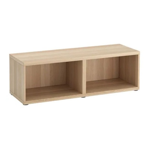 IKEA BESTÅ Frame, White Stained Oak Effect, 120x40x38 cm