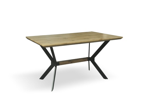 Fresno Dining Table with Metal Legs