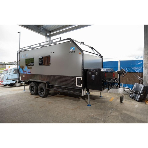 Darien Caravan with Domestic Fridge, Ac & Charging Invertor-Multi Color