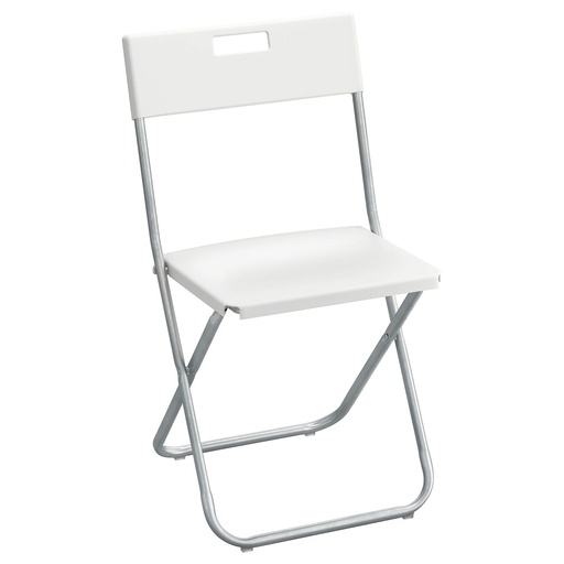 Gunde Folding Chair, White