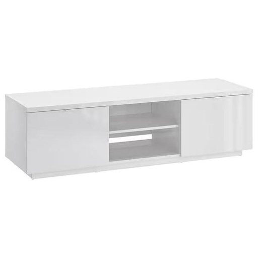 IKEA BYAS TV Bench, High-Gloss White