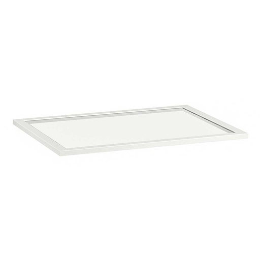 IKEA KOMPLEMENT Glass Shelf, White 75X58 cm