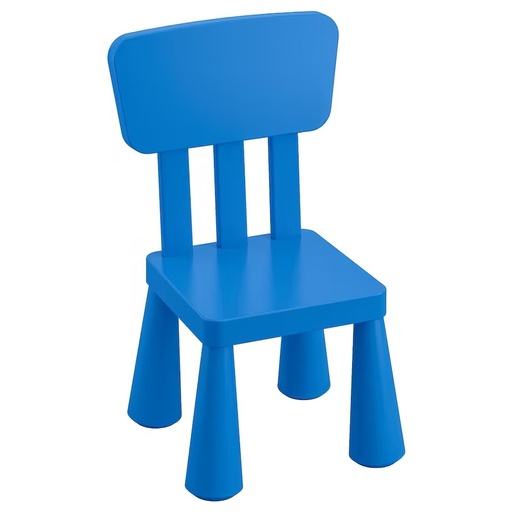 MAMMUT Children's Chair, In-Outdoor, Blue