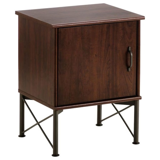 MUSKEN Bedside Table, Brown 45X58 cm