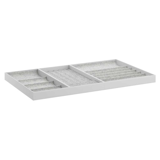KOMPLEMENT insert for pull-out tray light grey 100x58 cm