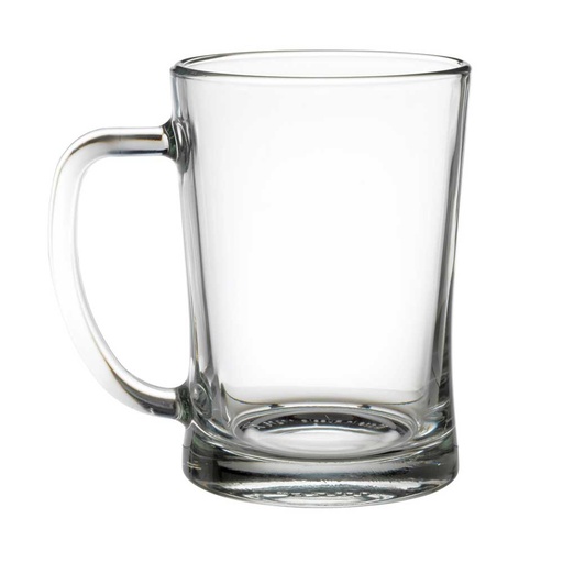 MJOD Beer Tankard, Clear Glass, 60 Cl