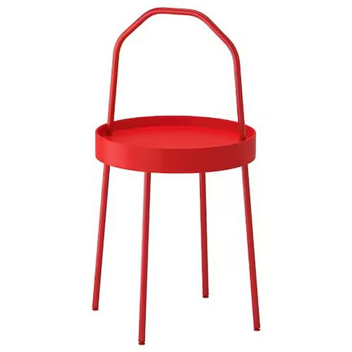 Burvik Side Table, Red