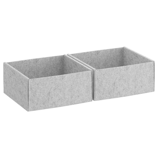 KOMPLEMENT Box, Light Grey, 25X27X12 cm