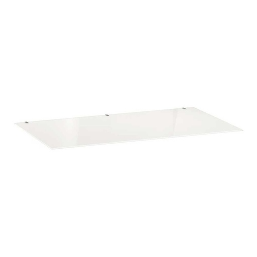MALM Glass Top White 80X48 cm