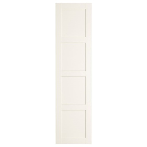 BERGSBO Door with Hinges, White,50x195 cm