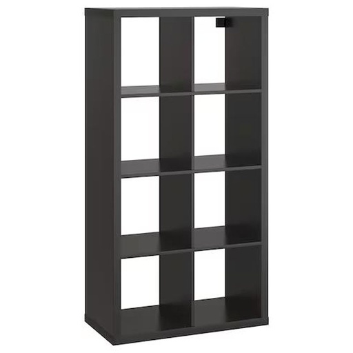 IKEA KALLAX Shelving Unit,77X147cm, KALLAX 2X4,Blackbrown