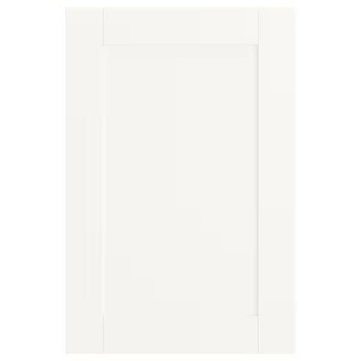SANNIDAL Door, White, 40X60 cm