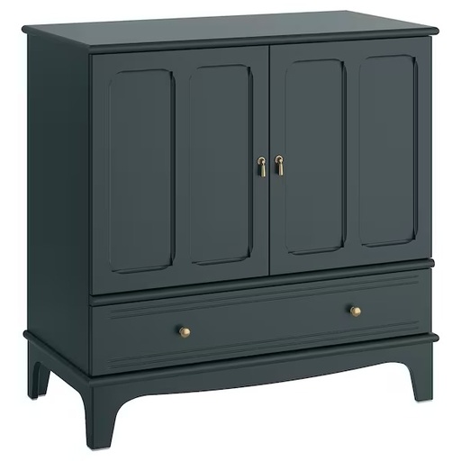 Lommarp Cabinet, Dark Blue-Green 102X101 cm