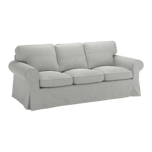 EKTORP Cover for 3-seat Sofa, Tallmyra White-Black