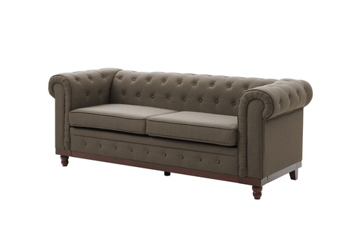 Chesterfield QATAR 3 Seater Sofa, Moleskin Color