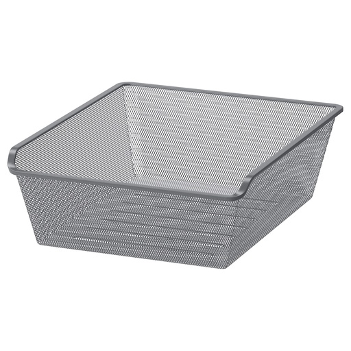 KOMPLEMENT mesh basket dark grey 50x58 cm