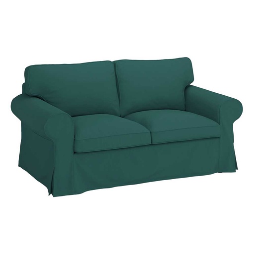 EKTORP Cover for 2-seat Sofa, Totebo Dark Turquoise