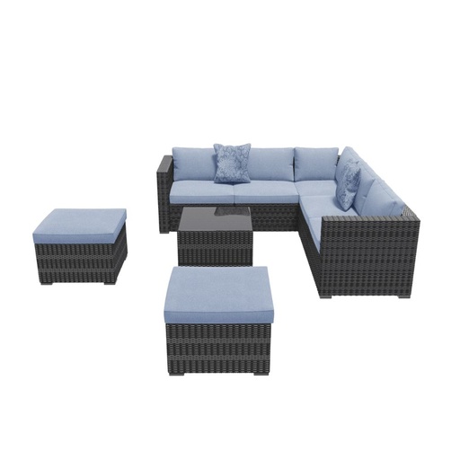 Aberdeen Outdoor Sofa, Out Door Furniture,Mix Grey