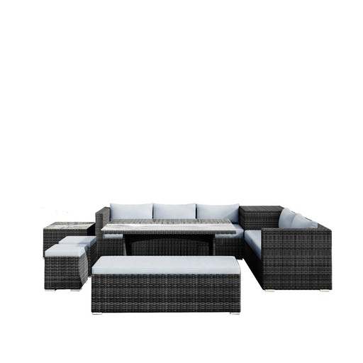 DAGENHAM Outdoor Sofa,Outdoor Furniture,Mix Grey