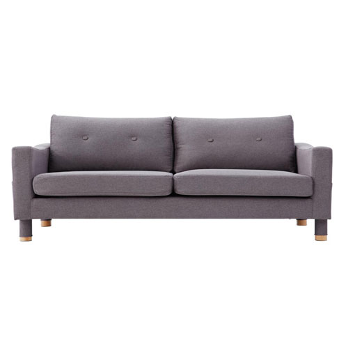 Zaire Dark Grey, 2 Seater Sofa