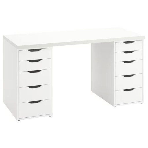 LAGKAPTEN - ALEX Desk White 140X60 cm