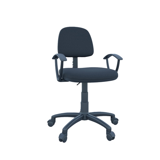 Portsmouth Office Chair with Armrest, Black