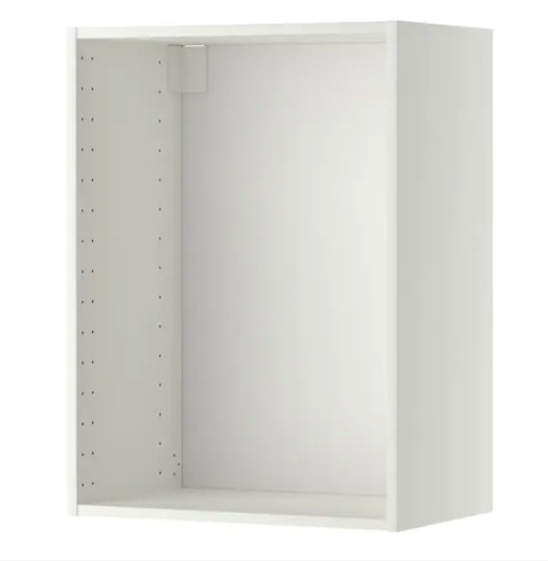 METOD Wall Cabinet Frame, White, 60X37X80 cm