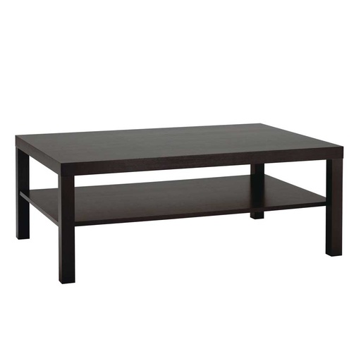 Lack Coffee Table, Black-Brown, 118X78 cm