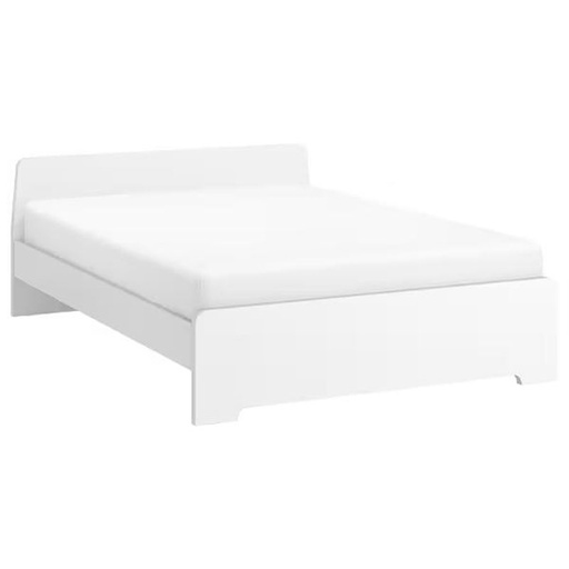 Askvoll Bed Frame White Luroy, 150x200cm, Queen Size