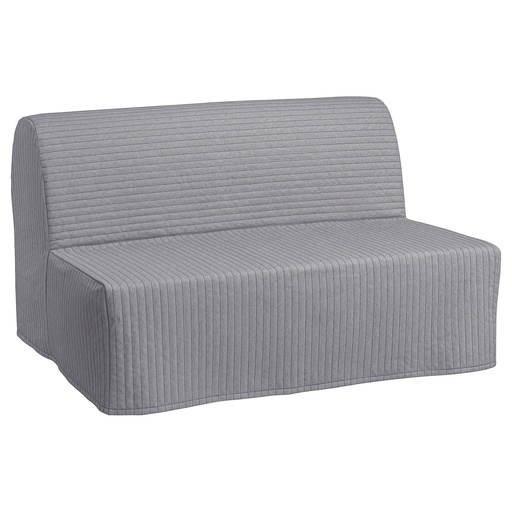 LYCKSELE Lovas 2-seat Sofa-Bed Knisa Light Grey