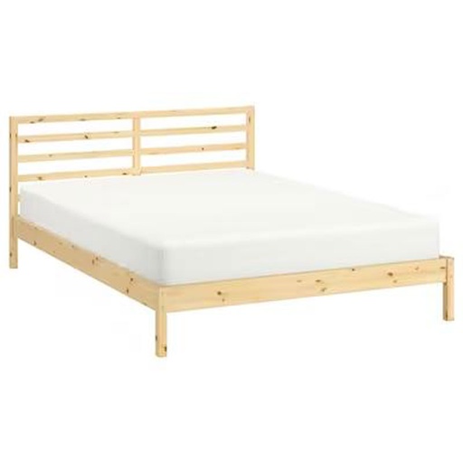 TARVA bed frame pine/Luroy 150x200 cm