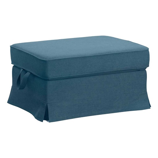 EKTORP Footstool Cover, Tallmyra Blue (Cover Only)