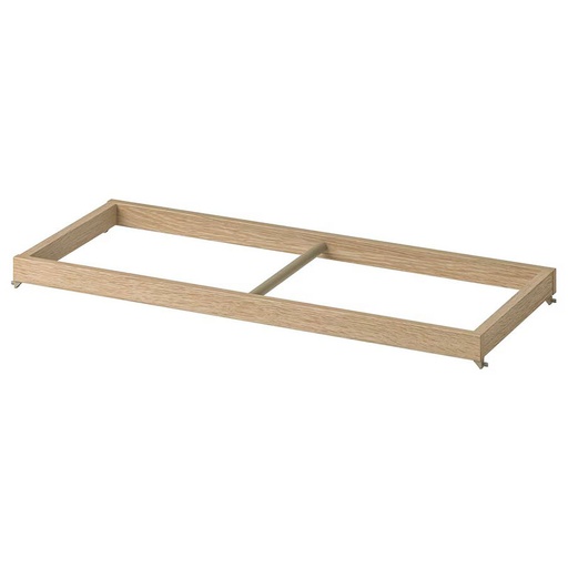 KOMPLEMENT Clothes Rail, White Stained Oak Effect 75X35 cm