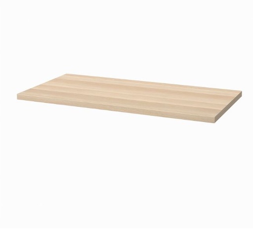 LAGKAPTEN Table Top,120x60cm,white stained oak effect