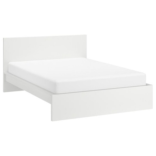MALM bed frame, high white/Luroy 150x200 cm