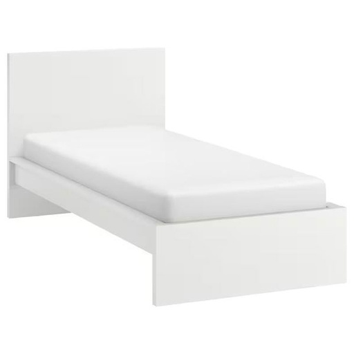 MALM Bed Frame, High, White, Luröy 90 X 200 cm